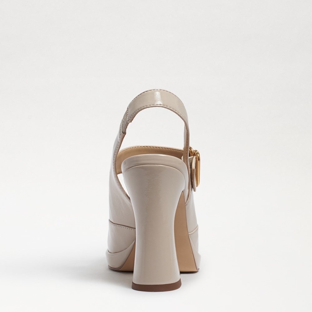 Sam Edelman Jildie Mary Jane Sling Back Heel in Linen size 8.5 - Picture 6 of 13
